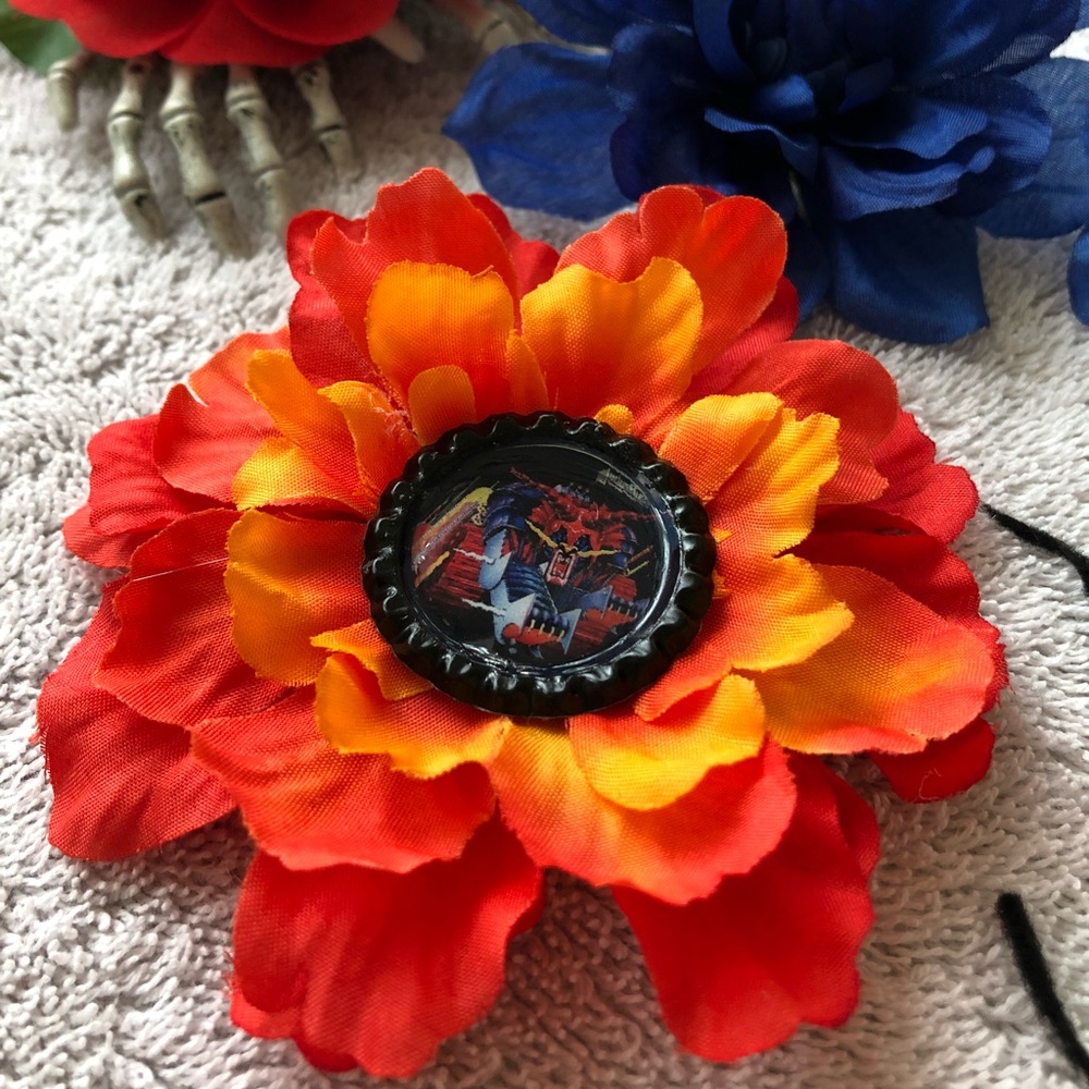 Flower hair clips